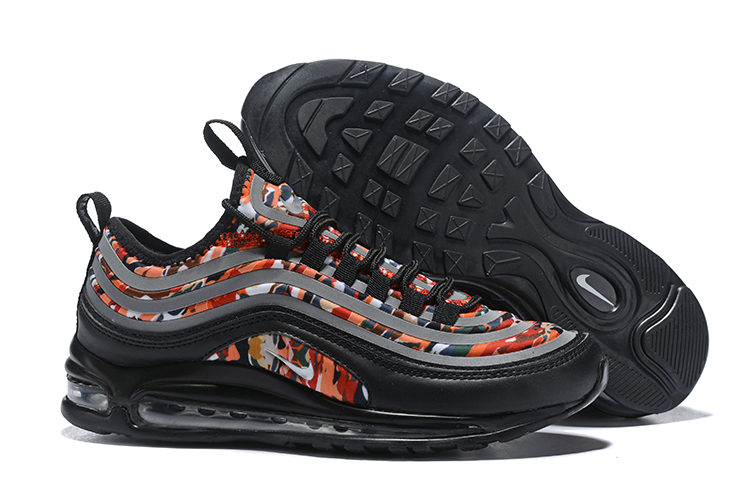 2019 Nike Air Max 97 Colorful Orange Black Shoes - Click Image to Close